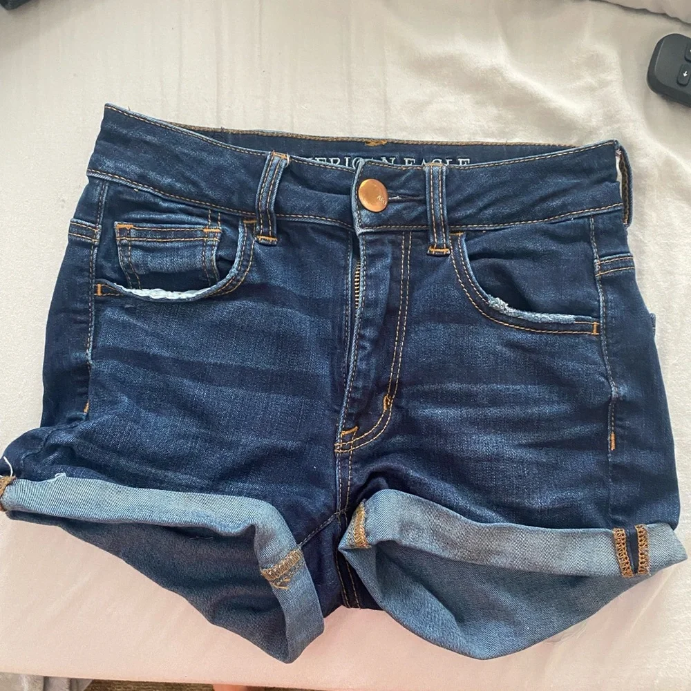 denim shorts - Picture 1 of 5